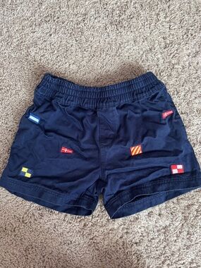 The Beaufort Bonnet Company boys blue Critter Shorts